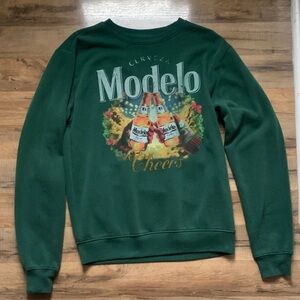 🍻 Modelo  Crewneck Sweatshirt Size-S